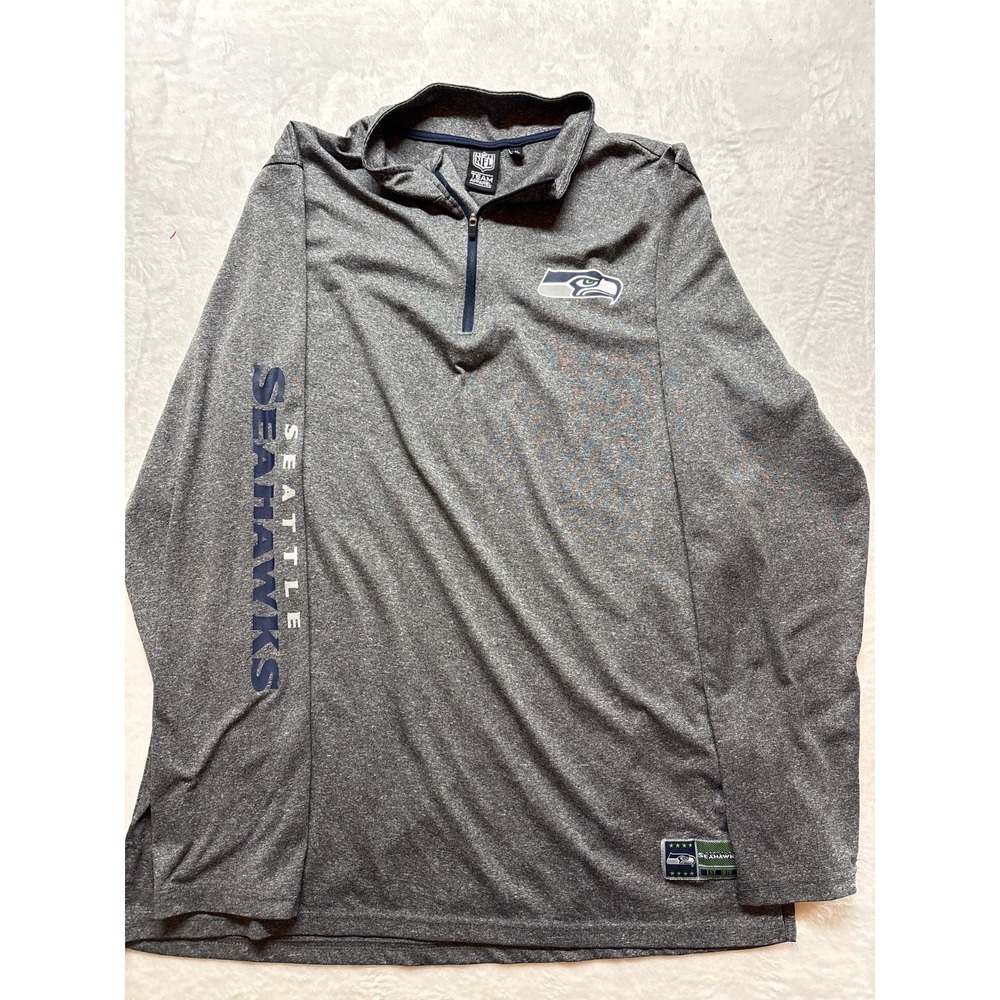 NFL Seattle Seahawks‎ 1/4 Zip Pullover Men's Size XL